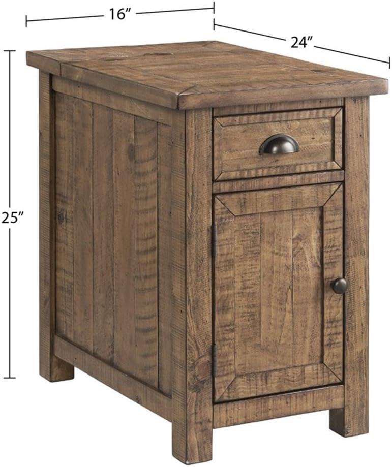 Martin Svensson Home Monterey, Chairside Table, Reclaimed Natural