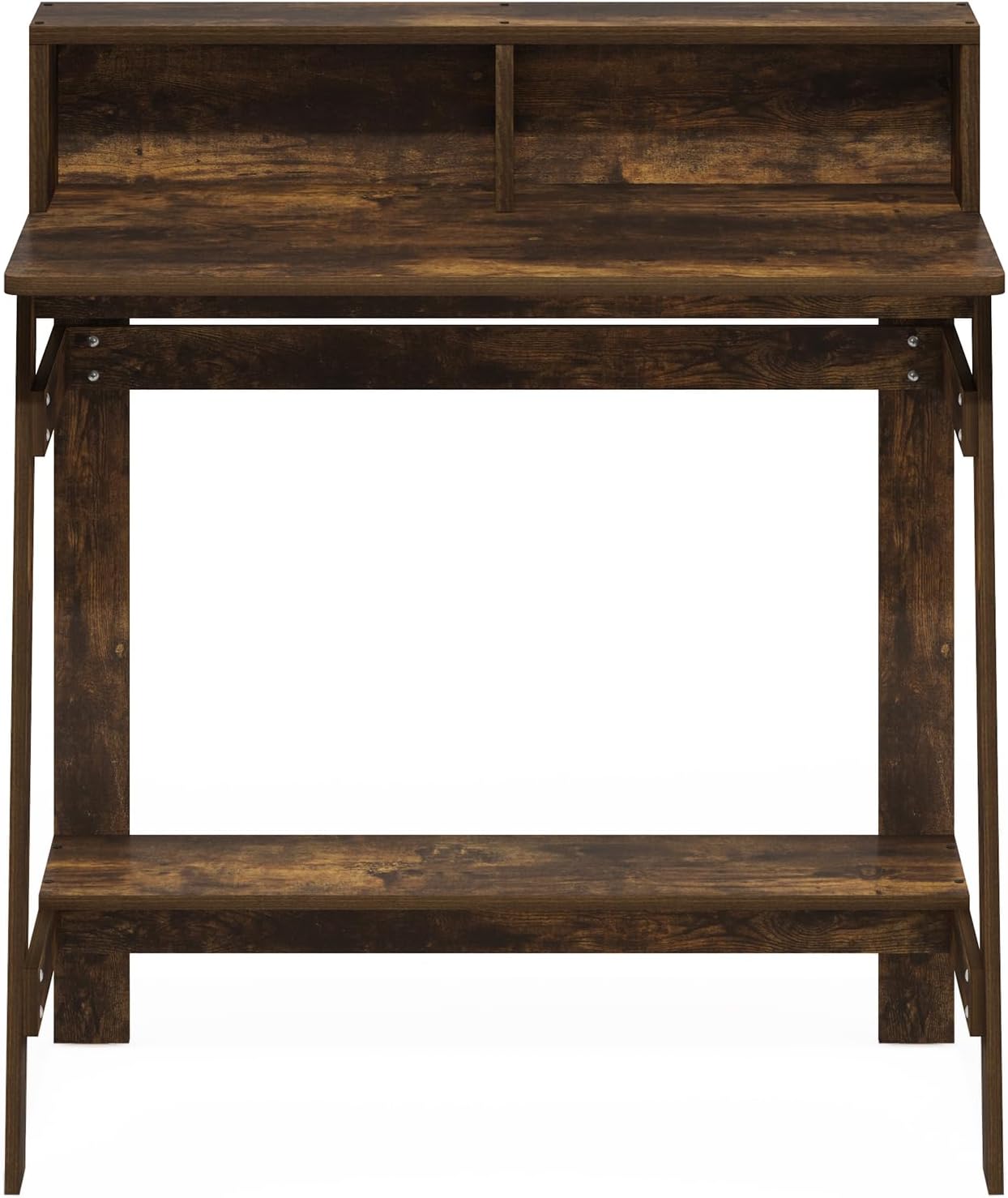 Furinno Simplistic A Frame Computer Desk, Amber Pine