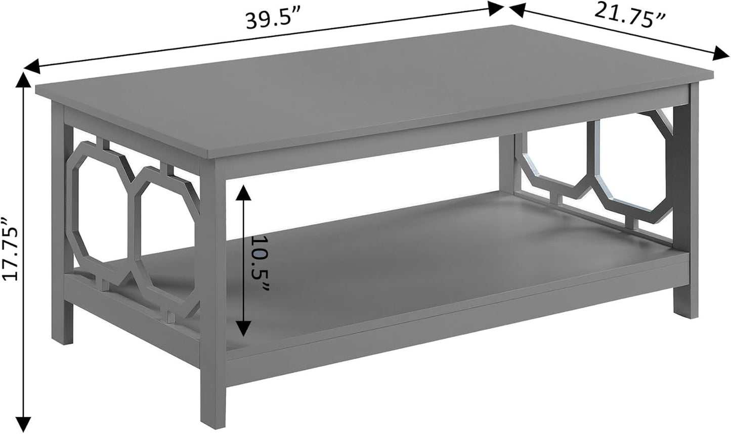 Convenience Concepts Omega Coffee Table, Gray