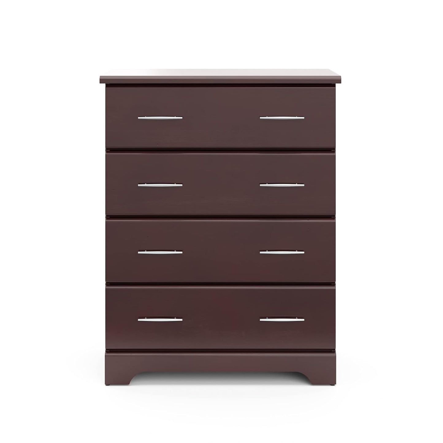 Storkcraft Brookside 4 Drawer Dresser (Espresso) – GREENGUARD Gold Certified, Dresser For Nursery
