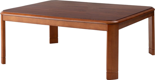 PaletteLife Japanese Heated Table (47x31in)- Wooden Chabudai Furniture with 120V Electric Heater - Low-Lying Dining and Work Desk with Temperature Control Knob Casual kotatsu