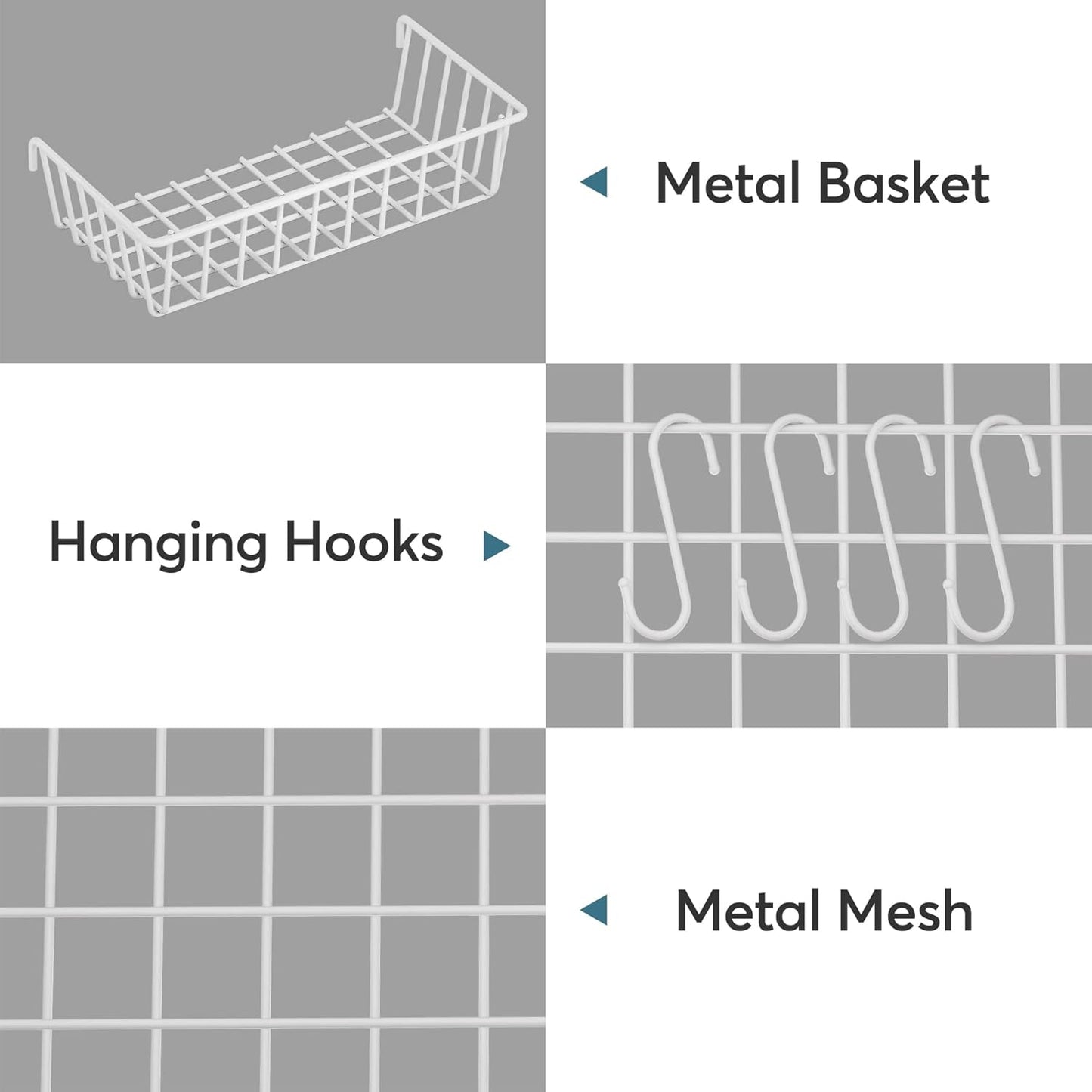 Tribesigns 55" Large Computer Desk with Wireless Charging 5 Storage Shelves, Office Desk Study Table Writing Desk Workstation with Hutch Bookshelf for Home Office (All White)