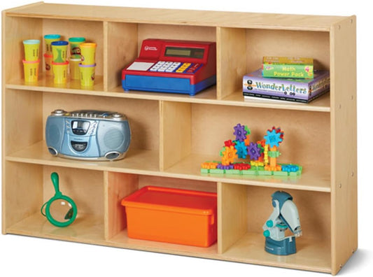 Young Time Jonti-Craft 7020YT Super-Sized Storage Unit, 12" Depth, Birch - Wood