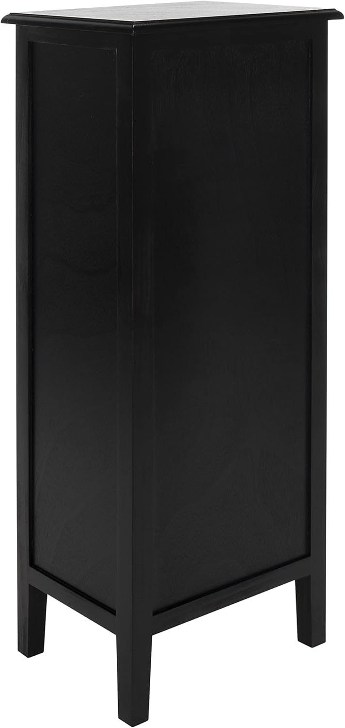 SAFAVIEH American Homes Collection Michaela Distressed Black Side Table