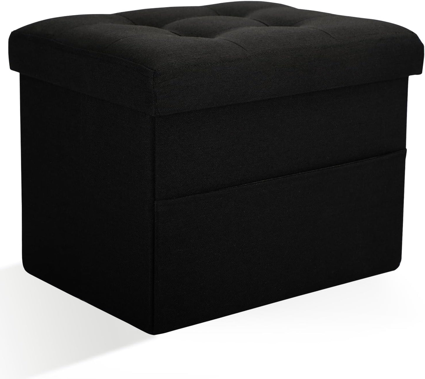 Ottoman Storage Ottoman Foot Rest Stool Foldable Bench with Storage Student Dormitory Bedroom and Entryway 17 X 13 X 13