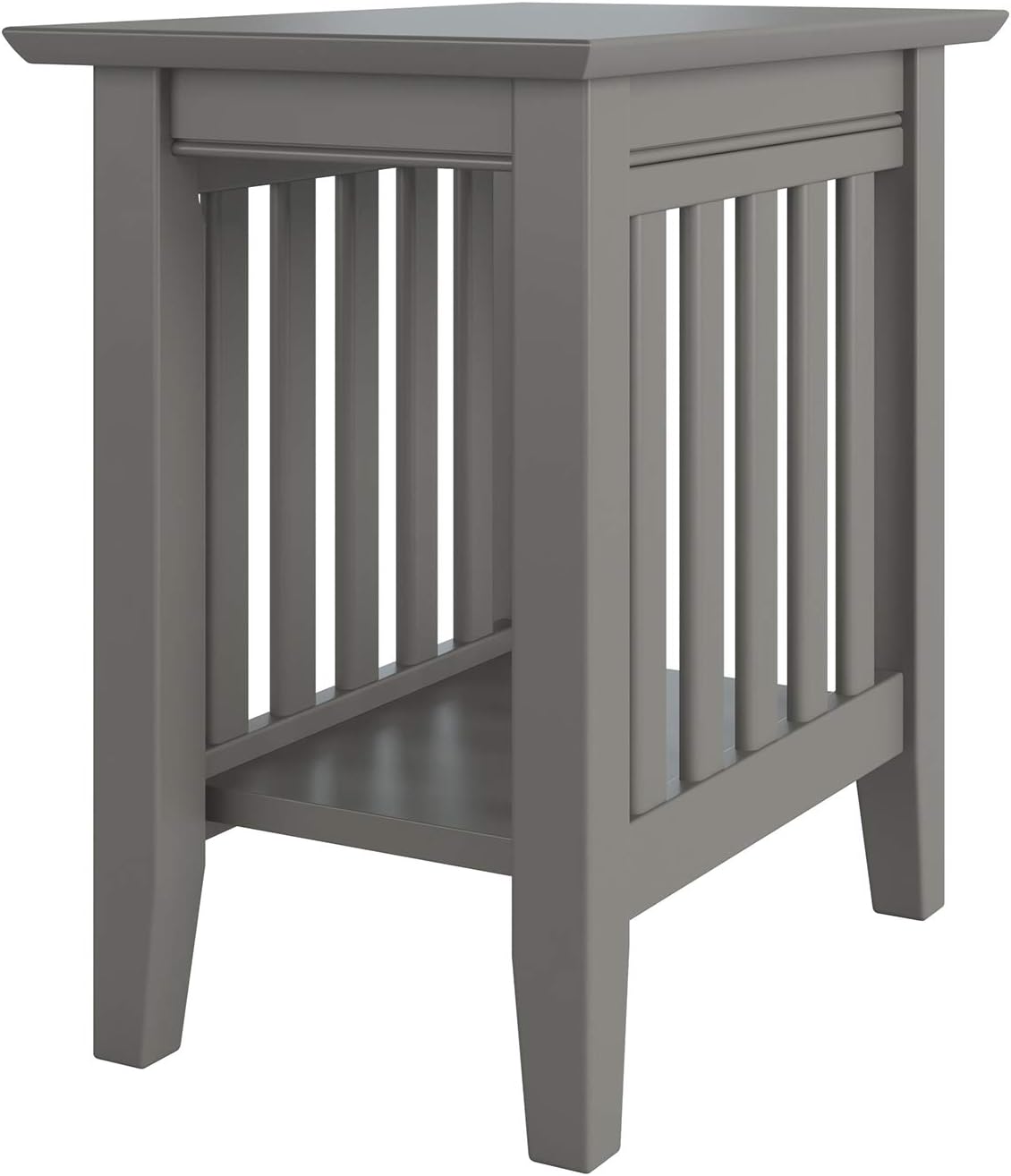 AFI Mission Chair Side Table in Grey