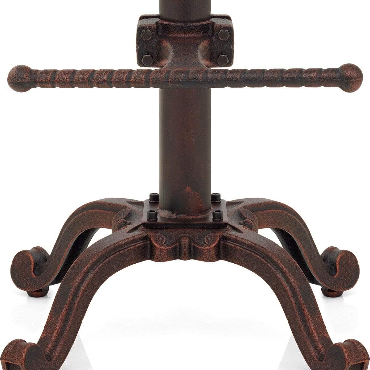 Industrial Bar Stools-Swivel Tractor Seat-Bar Height Adjustable 23-31inch-Kitchen Island Dining Chair