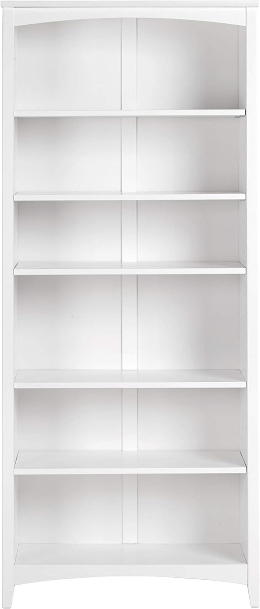 Camaflexi Shaker Style Bookcase, 72", White