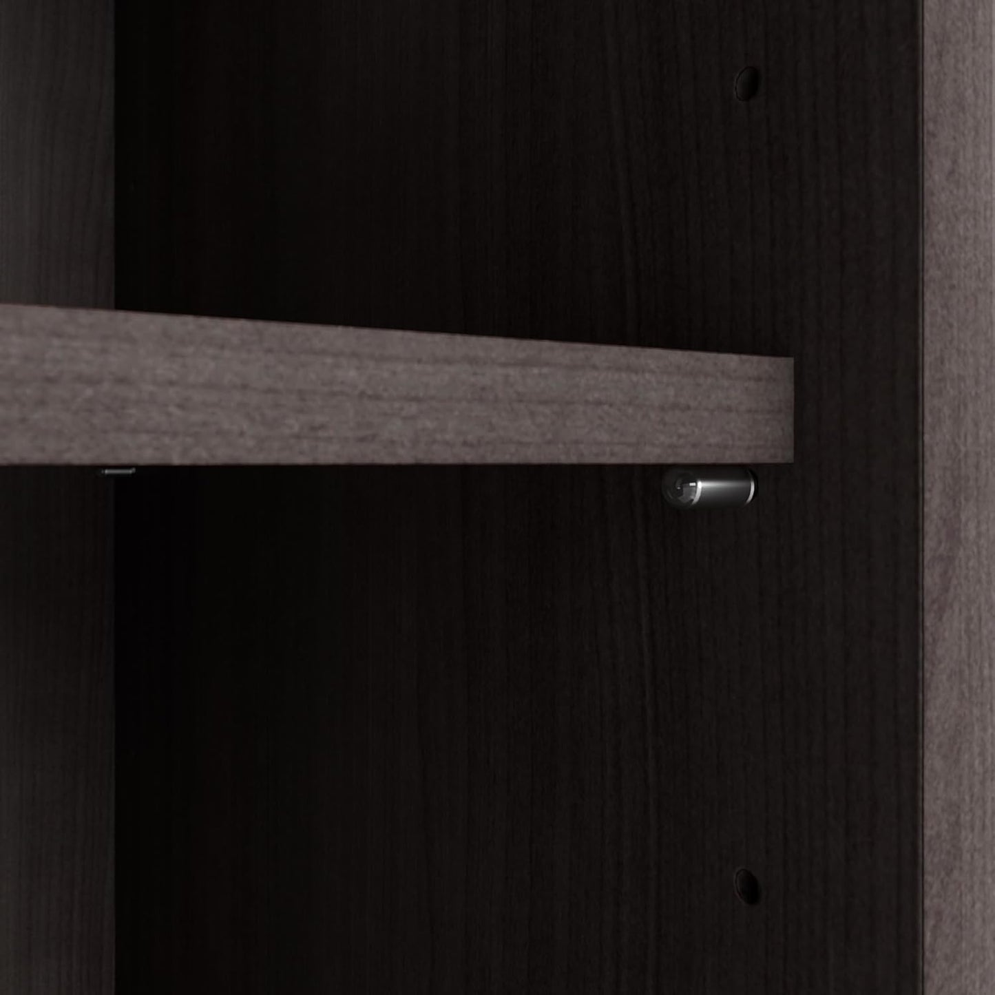 Bush Business Furniture Studio C Tall 5 Shelf Bookcase in Storm Gray, Large Bookshelf for Home or Professional Office