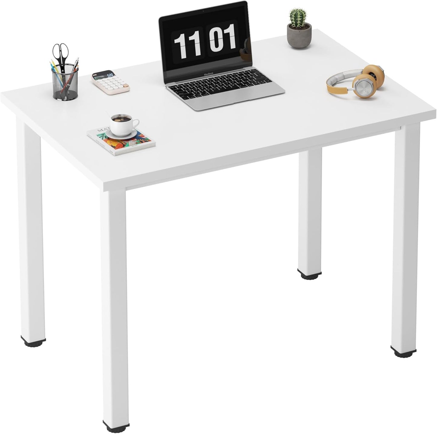 Need Computer Desk - 31.5 Inch Office Writing Work Study Kids Student Teacher Home Bedroom Table for Small Space, White