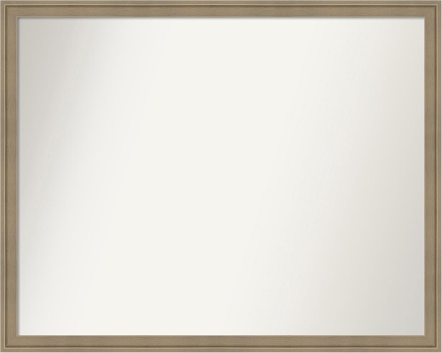 Amanti Art Grey Bathroom Mirror for Over Sink, 24x30 Florence Grey Rectangle Vanity Mirror, Large Casual Frame, Hangs Horizonally and Vertically, Bathroom Wall Decor, Non-Beveled Edge from WI, USA