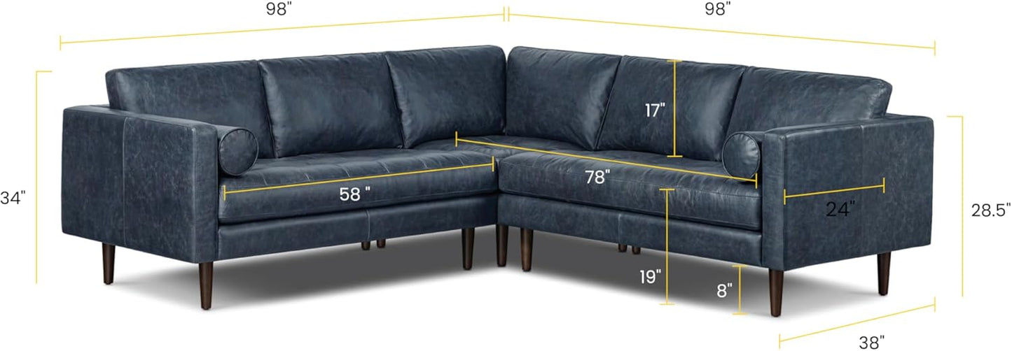 POLY & BARK Napa Corner, Nightfall Blue