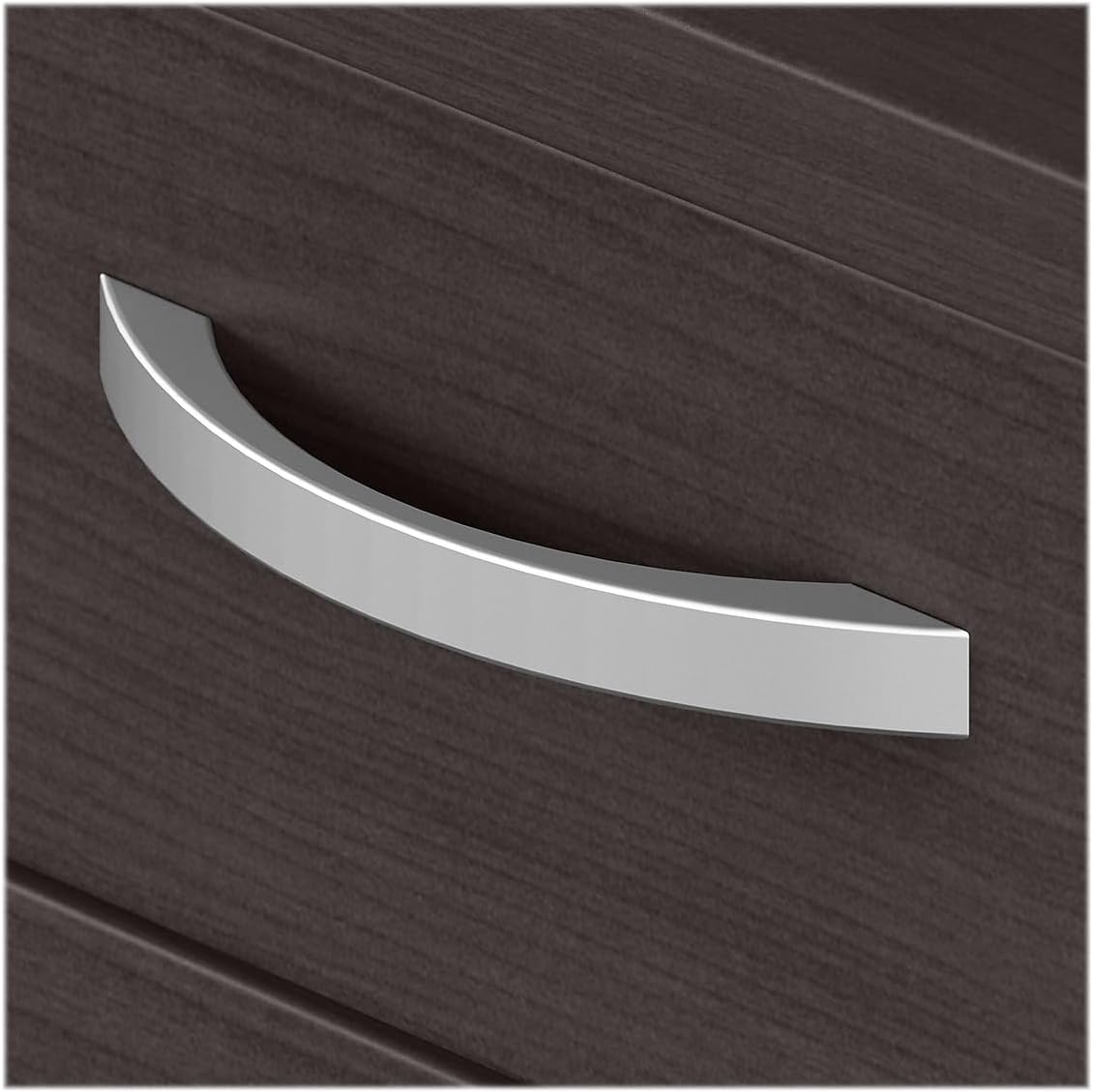 Bush Business Furniture Studio C Office Storage Cabinet with Drawers and Shelves in Storm Gray, Organization for Home or Professional Workspace