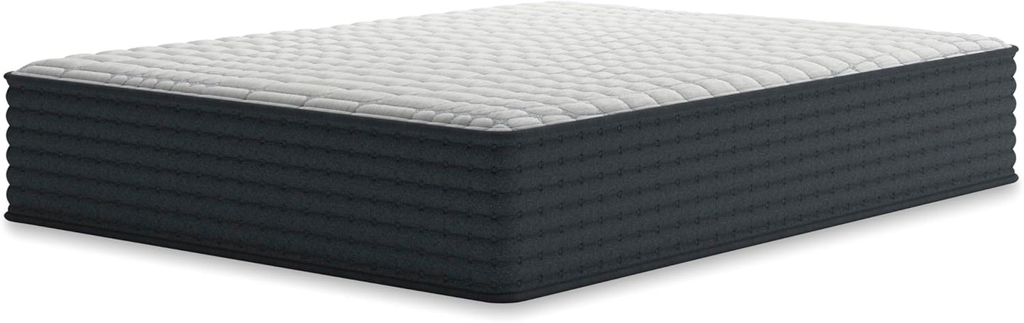 Signature Design by Ashley Hybrid 1300 13 Inch Plush Gel Memory Foam Mattress with Edge Support for Pressure Relief, California King, Fiberglass Free, Mattress in A Box