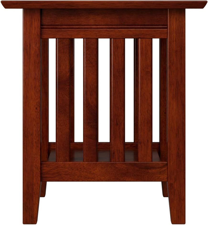 AFI, Mission End Table, Walnut