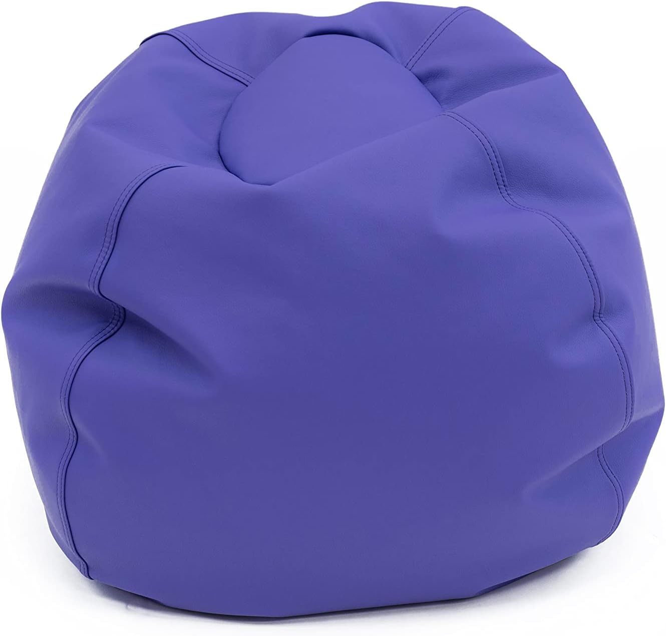 Children's Factory 26" Round Bean Bag, Bean Bag Chair with Water-Resistant Cover for Kids, Flexible Seating for Classroom Elementary, Easy to Clean, Purple