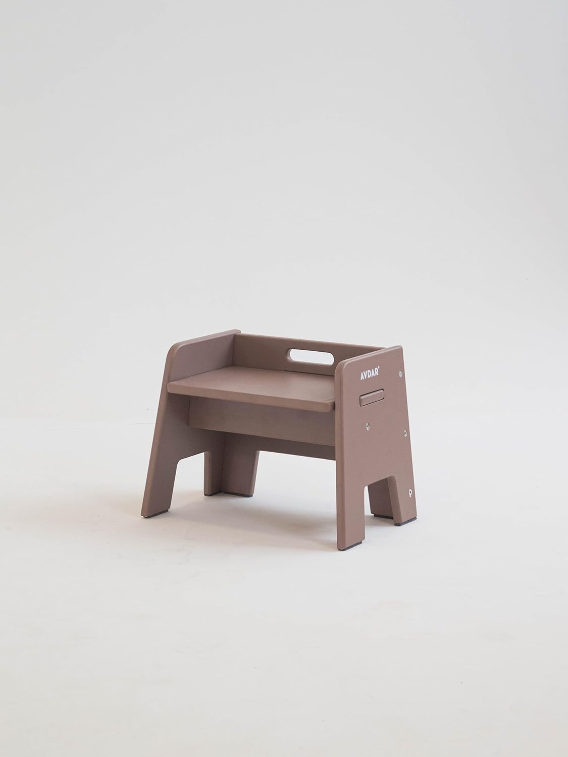 Wooden Step Stool for Kids, 14” One Step Stool for Toddlers, Heavy Duty Non-tip Non-Slip for Bedroom/Kitchen