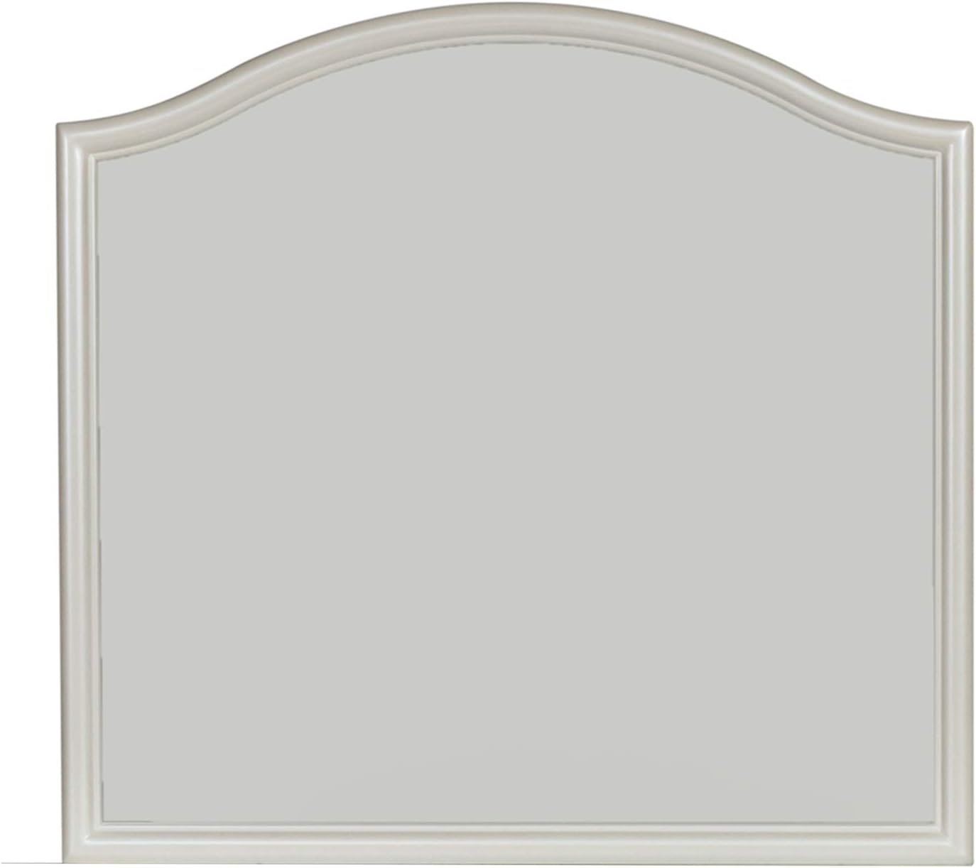 Liberty Furniture Industries Stardust Mirror, 39" x 1" x 37", Iridescent White