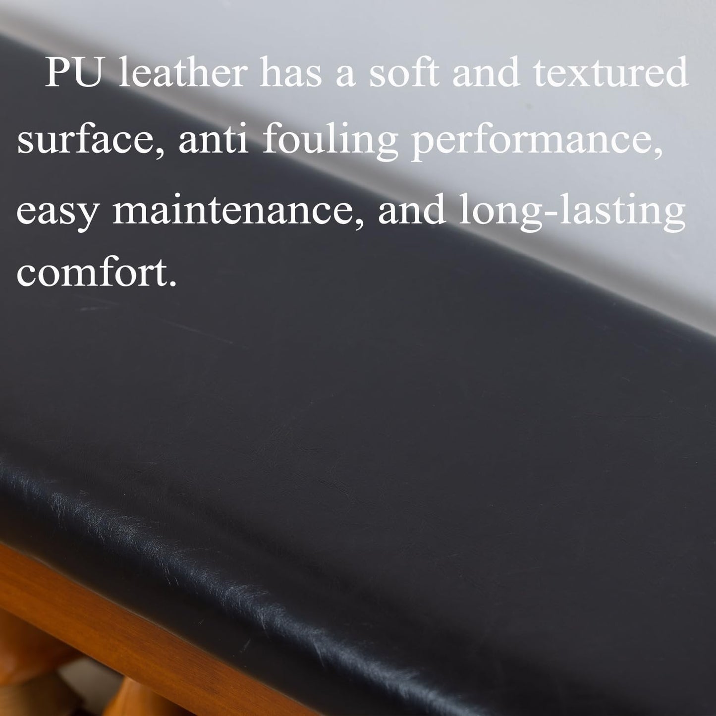 Shoe Bench, Entryway Bench, Wood 2-Tier Shoe Rack with Cushion Padded Seat Shoe Organizer (31.5",Black)