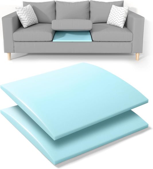 Tromlycs Couch Cushion Support for Sagging Cushions Sofa Seat Support Under Arched Foam Sag Repair 24x24 inch Blue, Set of 2