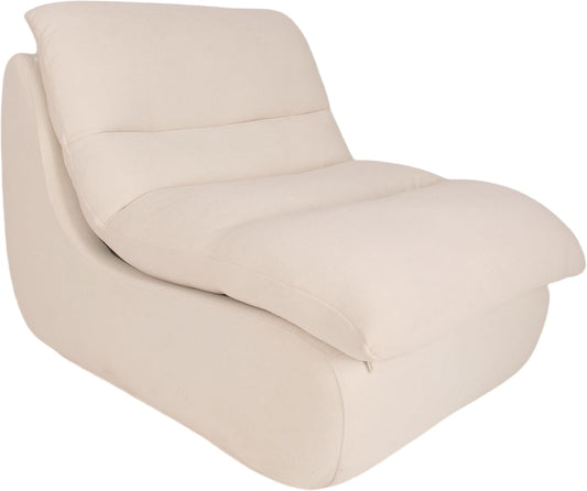 Bean Bag Chair - Memory Foam Bean Bag Chair for Adults, Comfy High-Resilience Single Sofa, Small Space Floor Chair, Chaise Lounge for Living Room, Bedroom (Beige, Cushions)