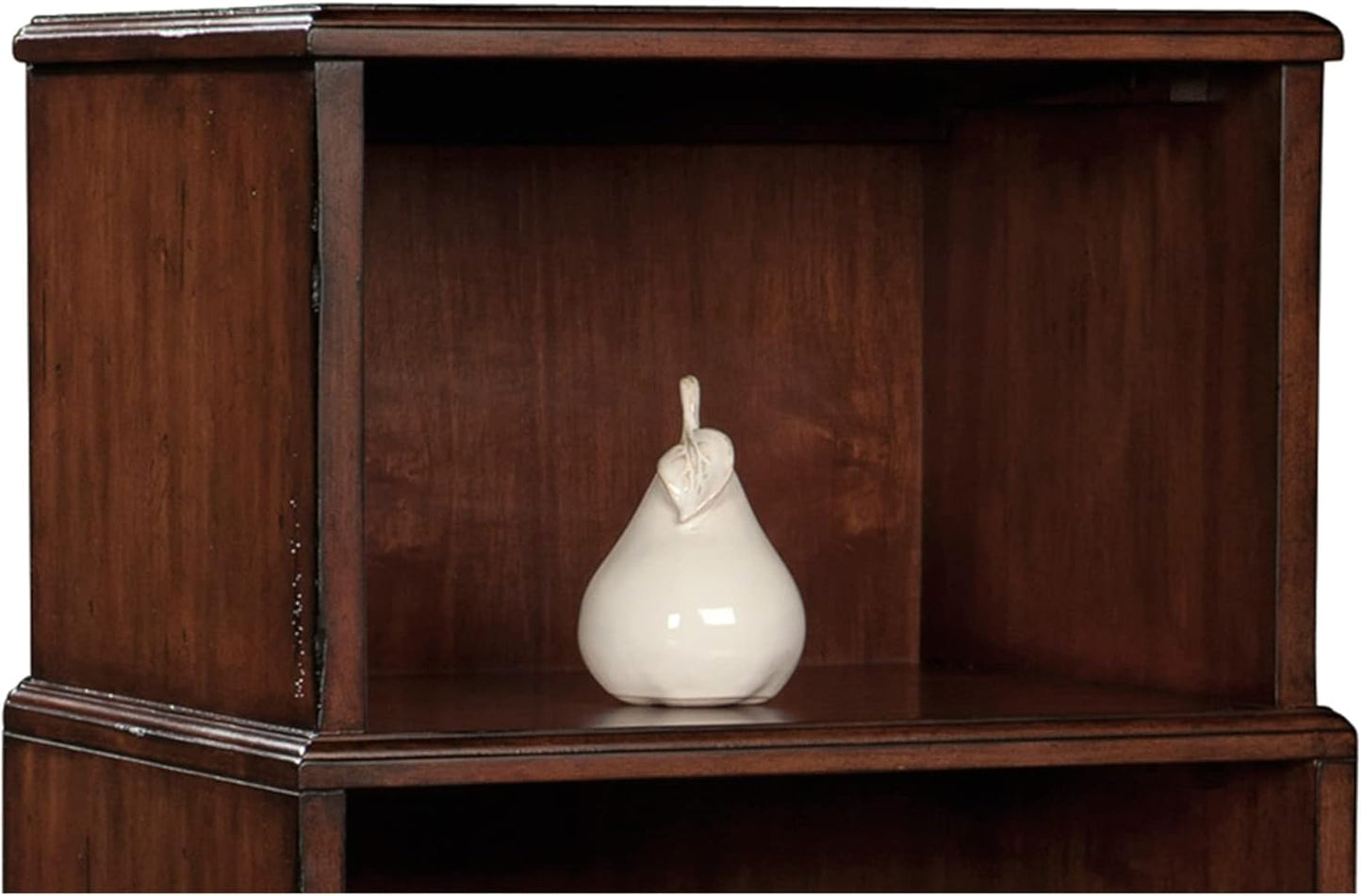 Hekman Special Reserve Wooden Bookcase - 4-Tier Wooden Bookshelf, Solid Wood Bookcase for Book Organizer, Book Storage, Tall Narrow Bookshelf for Home Office, Kids Room, and Living Room Furniture