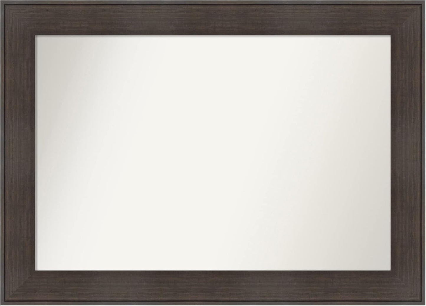 Amanti Art Bronze Bathroom Mirror for Over Sink, 28x40 William Mottled Bronze Narrow Rectangle Vanity Mirror, Large Casual Frame, Hangs Horizonally and Vertically, Bathroom Wall Decor, Non-Beveled