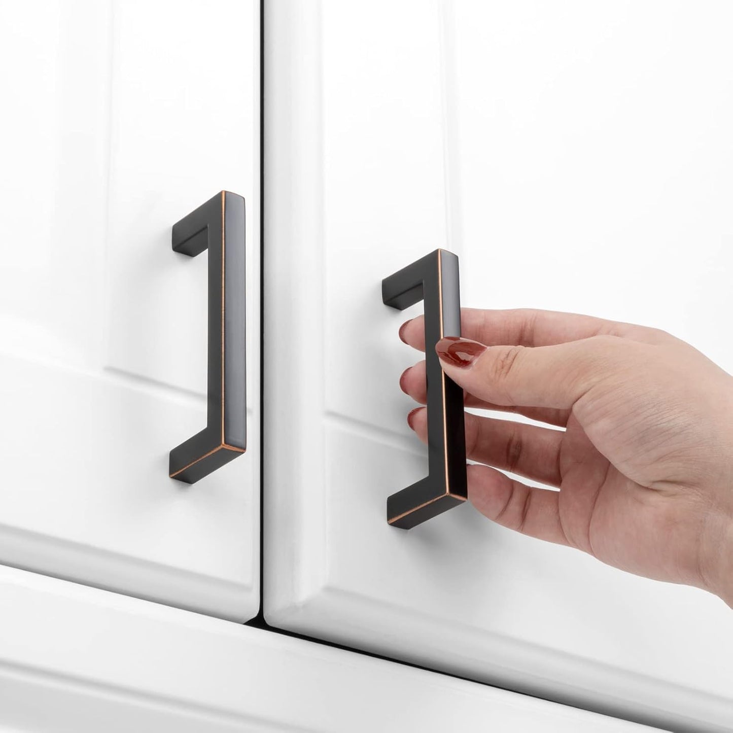 KOOFIZO Oil Rubbed Bronze Cabinet Pulls Bronze Cabinet Handles, 20 Pack 3 Inch Rubbed Bronze Hardware for Kitchen Cabinets Drawer Dresser 1816 Cupboard Bedroom Bathroom