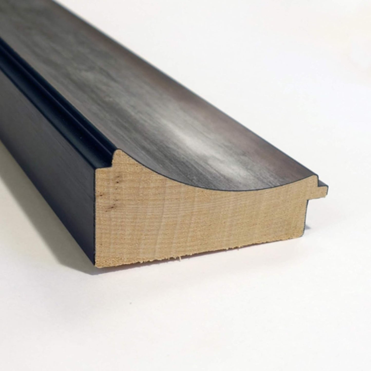 Amanti Art Silver Bathroom Mirror for Over Sink, 26x22 Quicksilver Scoop Rectangle Vanity Mirror, Small Casual Wood Frame, Hangs Horizonally and Vertically, Bathroom Wall Decor, Beveled Edge