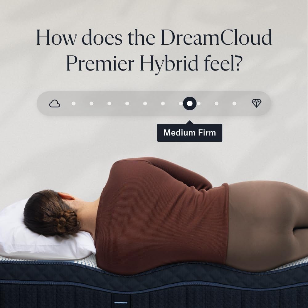 Premier 13" Queen Mattress - Luxury Hybrid Gel Memory Foam - 365 Night Trial - Fiberglass Free - Forever Warranty - Mattress in a Box - CertiPUR-US Certified