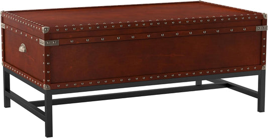 SEI Furniture Voyager Storage Cocktail Table - Espresso