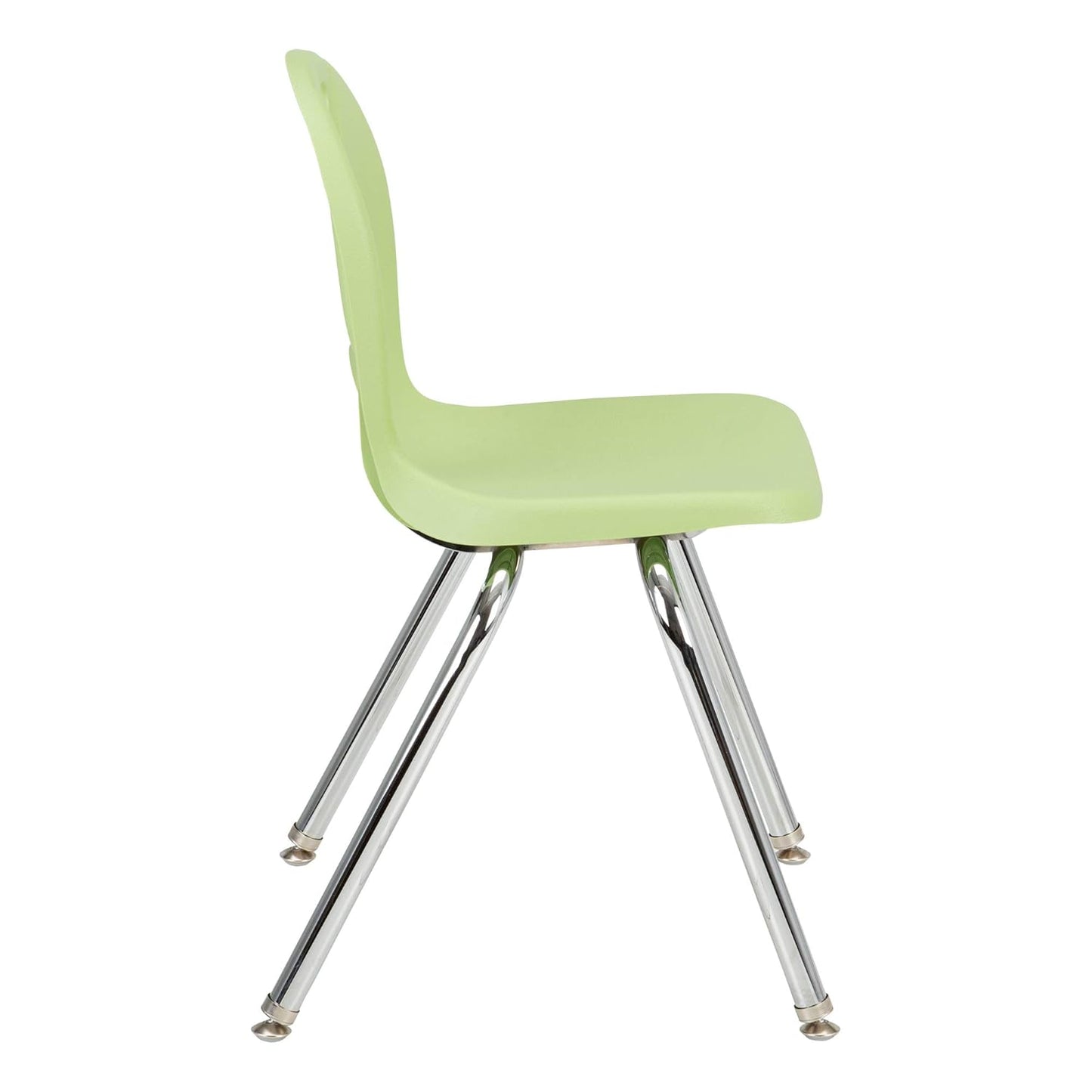 Learniture LNT-116-CSW-GA Learniture Structure Series School Chairs for Classroom, 16" Seat Height, Green Apple, Pack of 4