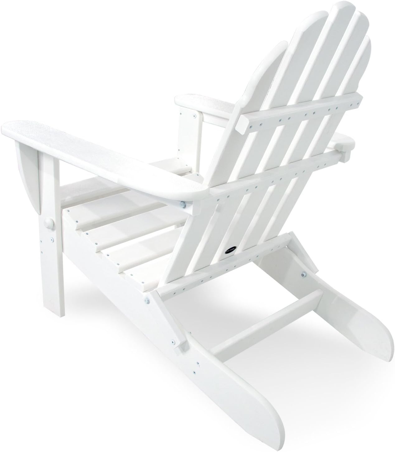 POLYWOOD AD5030WH Classic Folding Adirondack Chair, White 35.7 x 29 x 35.7 inches