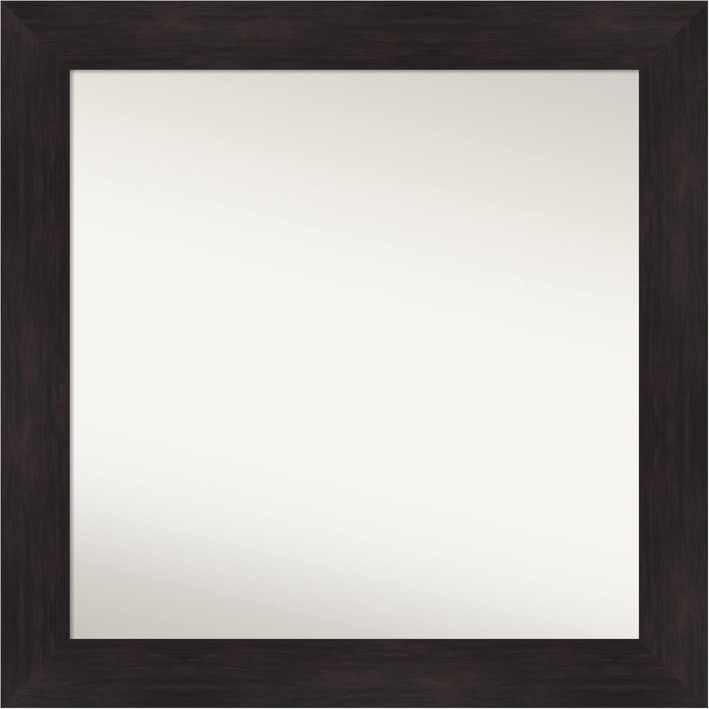 Amanti Art Silver Bathroom Mirror for Over Sink, 28x28 Florence Silver Square Vanity Mirror, Large Casual Frame, Hangs Horizonally and Vertically, Bathroom Wall Decor, Non-Beveled Edge from WI, USA