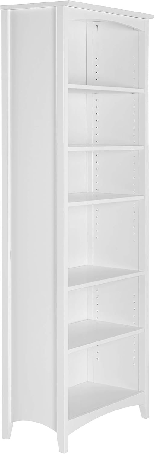 Camaflexi Shaker Style Bookcase, 72", White