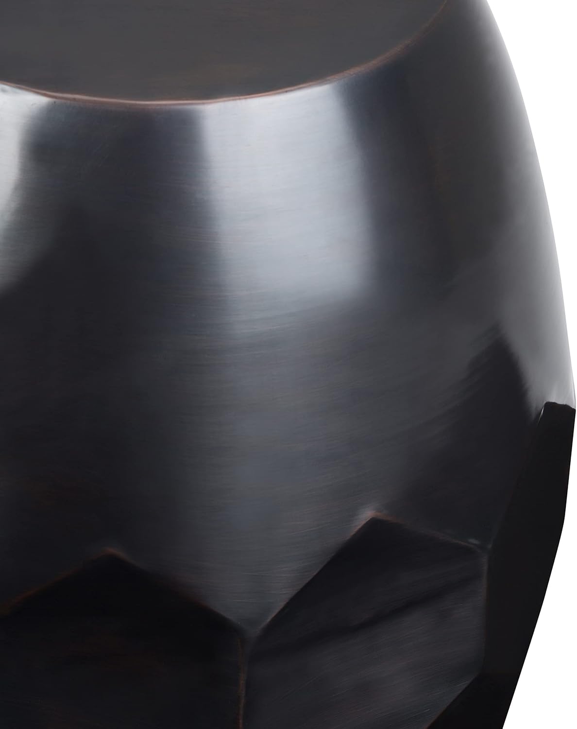 SIMPLIHOME Flanigan Industrial 16 inch Wide Metal Accent Side Table in Antique Copper, Fully Assembled for the Living Room and Bedroom