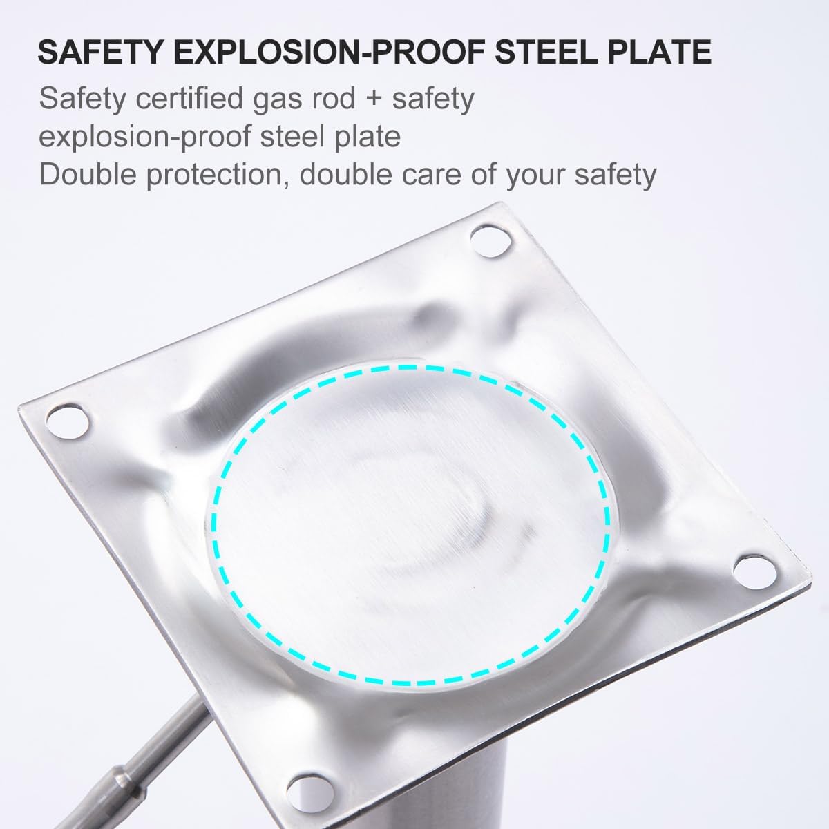 Black Titanium Stainless Steel Bar Stools,Grade Modern Leather Bar Chair with Backrest,Swivel Adjustable Height for Kitchen Counter and Dining Room (Black Leather-2pcs)