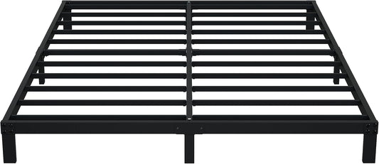 7 Inch Full Bed Frame No Box Spring Need, Low Profile Metal Platform Full Size Bed Frame, Heavy Duty Support Bedframes Full, Easy Assembly