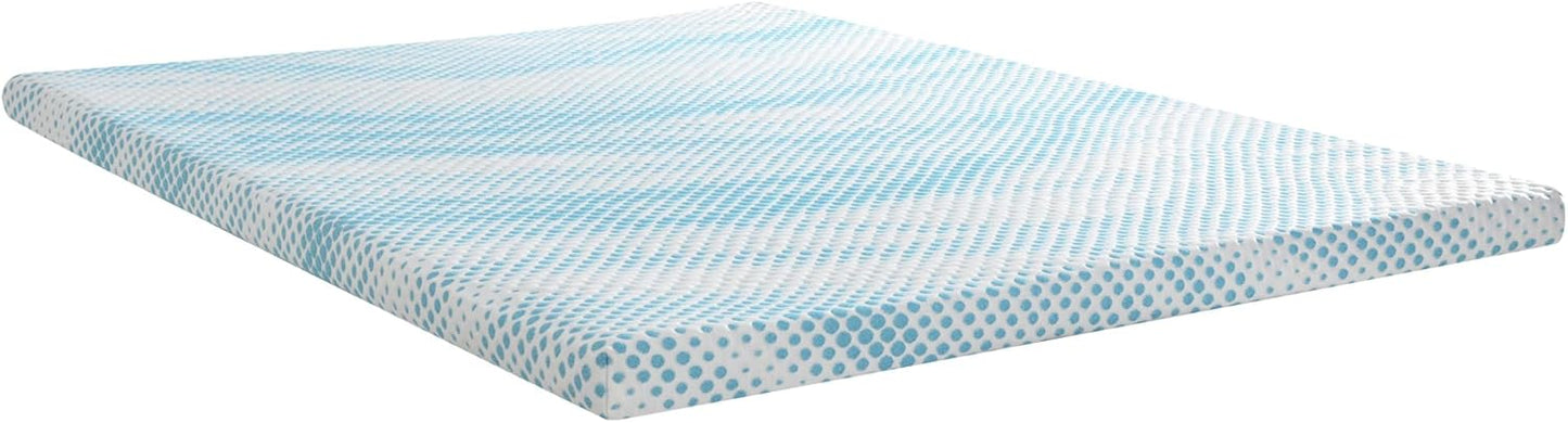 Cool Cloud Supreme 3 Inch Gel Memory Foam King Mattress Topper – Cooling, Ventilated Design for Back and Pressure Relief