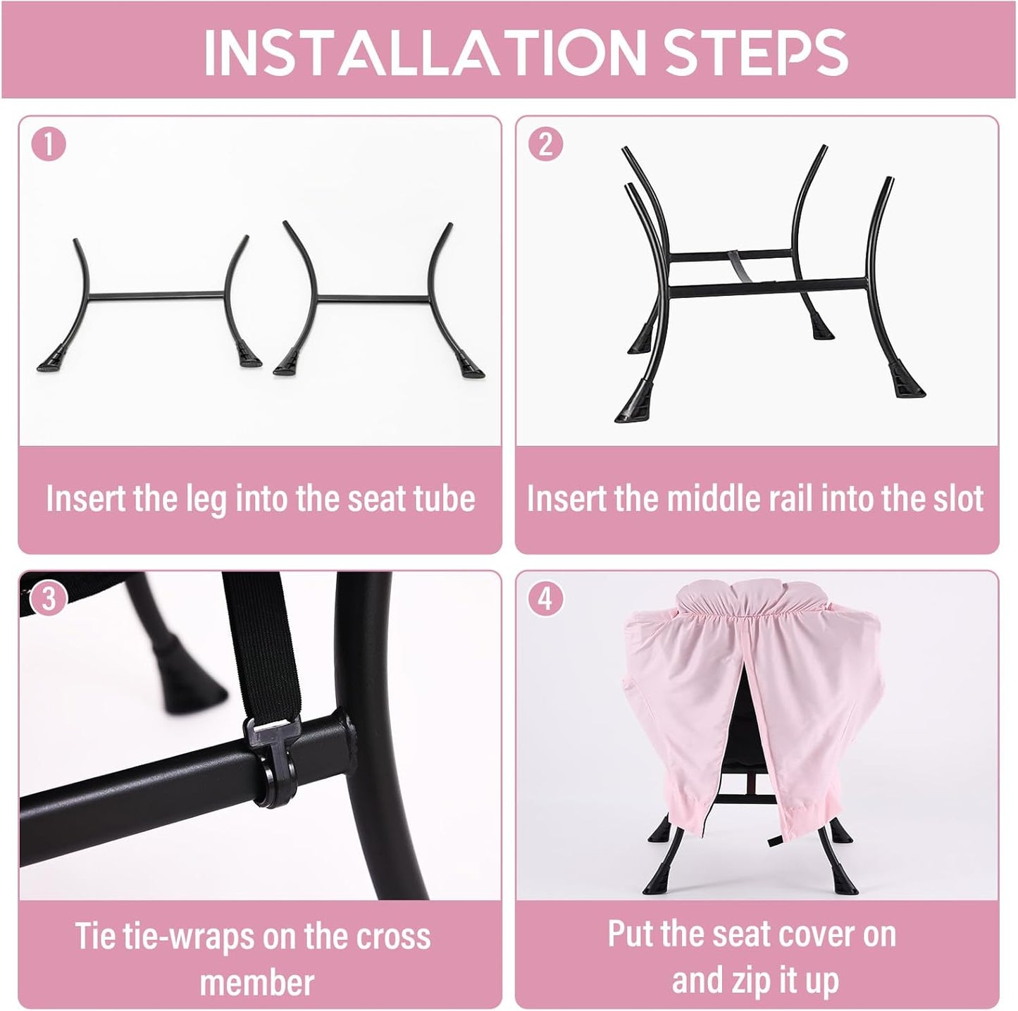 Lazy Chair with Folding Ottoman, Modern Accent Lounge Armchair with Armrests and a Side Pocket & Foldable Footstool, Leisure Reading Chair for Living Room, Bedroom, Dorm & Office, Pink