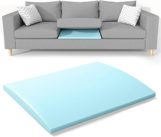 Tromlycs Couch Cushion Support for Sagging Cushions Sofa Seat Support Under Arched Foam Sag Repair 20x24 inch Blue, Set of 1