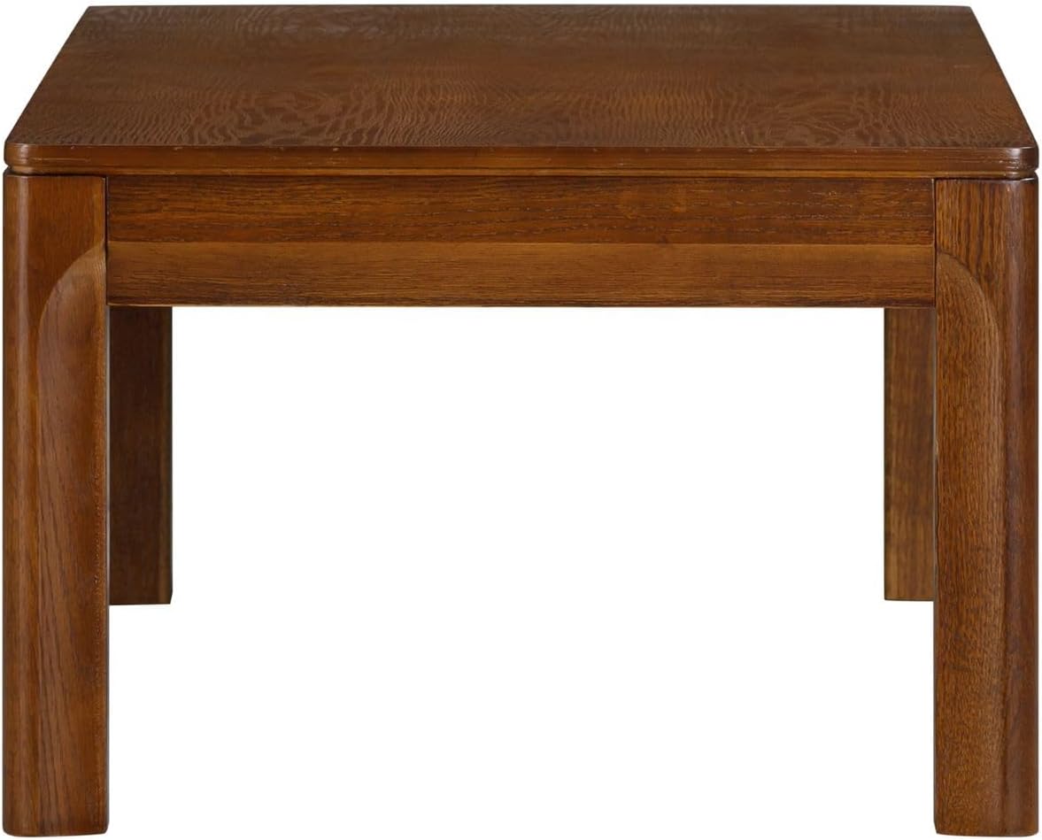 NTC Flow Modern Wooden Rectangle Coffee Table with Hidden Drawer – Waterproof & Heat Resistant, Dark Walnut