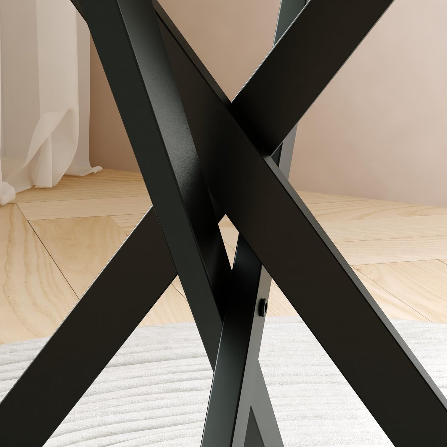 Round Side Table Modern 20 Inch End Table with Tempered Glass Top and Black Metal Legs Stylish Sofa End Table Bed Side Table for Living Room Bedroom