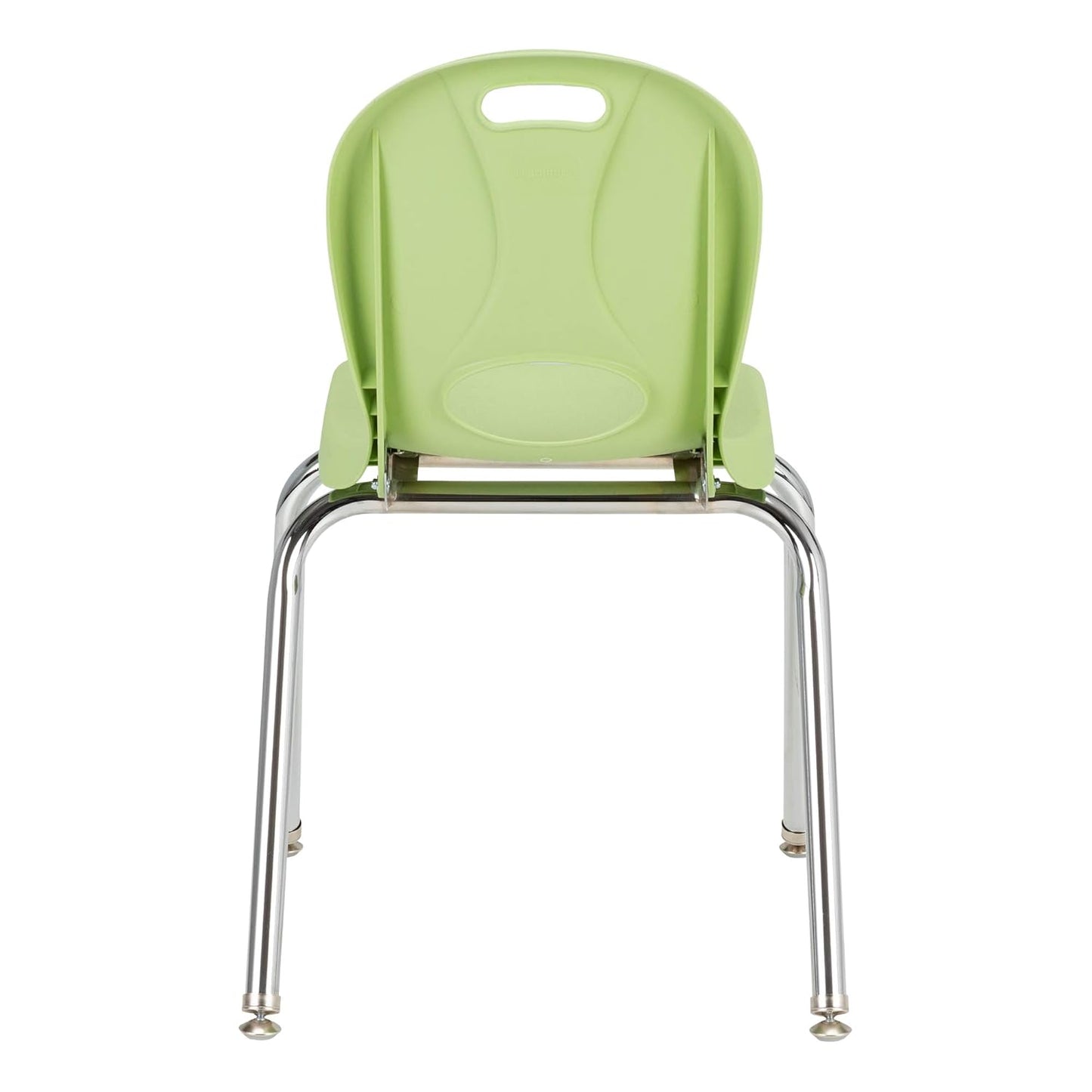 Learniture LNT-116-CSW-GA Learniture Structure Series School Chairs for Classroom, 16" Seat Height, Green Apple, Pack of 4