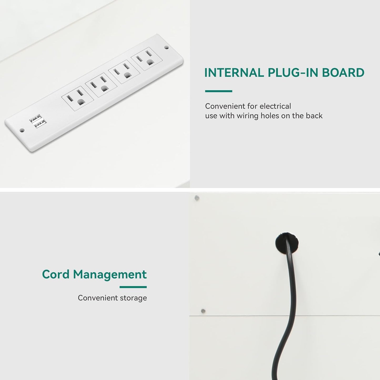 YITAHOME TV Stand for 75/80 Inch TV, Entertainment Center, TV Cabinet with Drawers and Power Outlet, White TV Console for Living Room Furniture (70 Inch Lenght 30 Inch High)