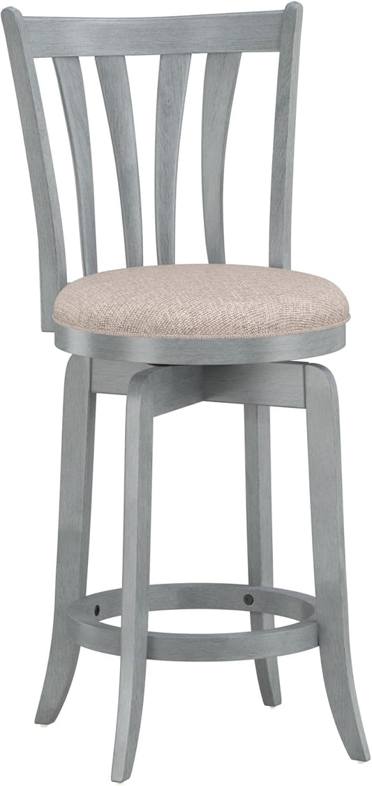 Hillsdale Furniture Hillsdale Savana Swivel Counter Stool, Blue