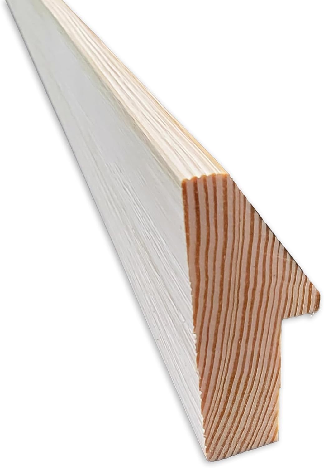 Amanti Art White Bathroom Mirror for Over Sink, 21x21 Paige White Silver Square Vanity Mirror, Medium Modern Contemporary Wood Frame, Hangs Horizonally and Vertically, Bathroom Wall Decor, Beveled