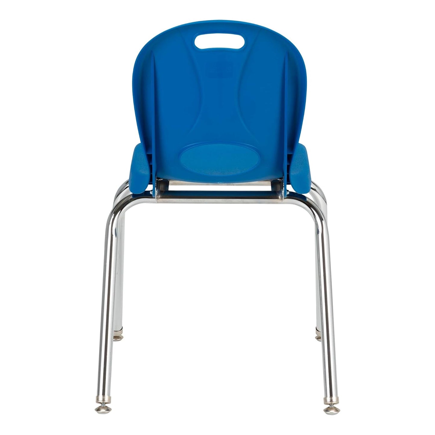 Learniture LNT-116-CSW-BB Learniture Structure Series School Chairs for Classroom, 16" Seat Height, Brilliant Blue, Pack of 4