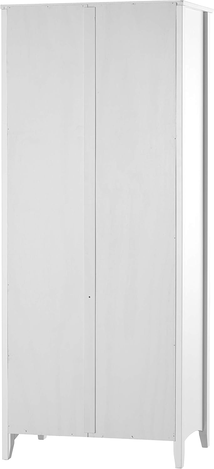 Camaflexi Shaker Style Bookcase, 72", White