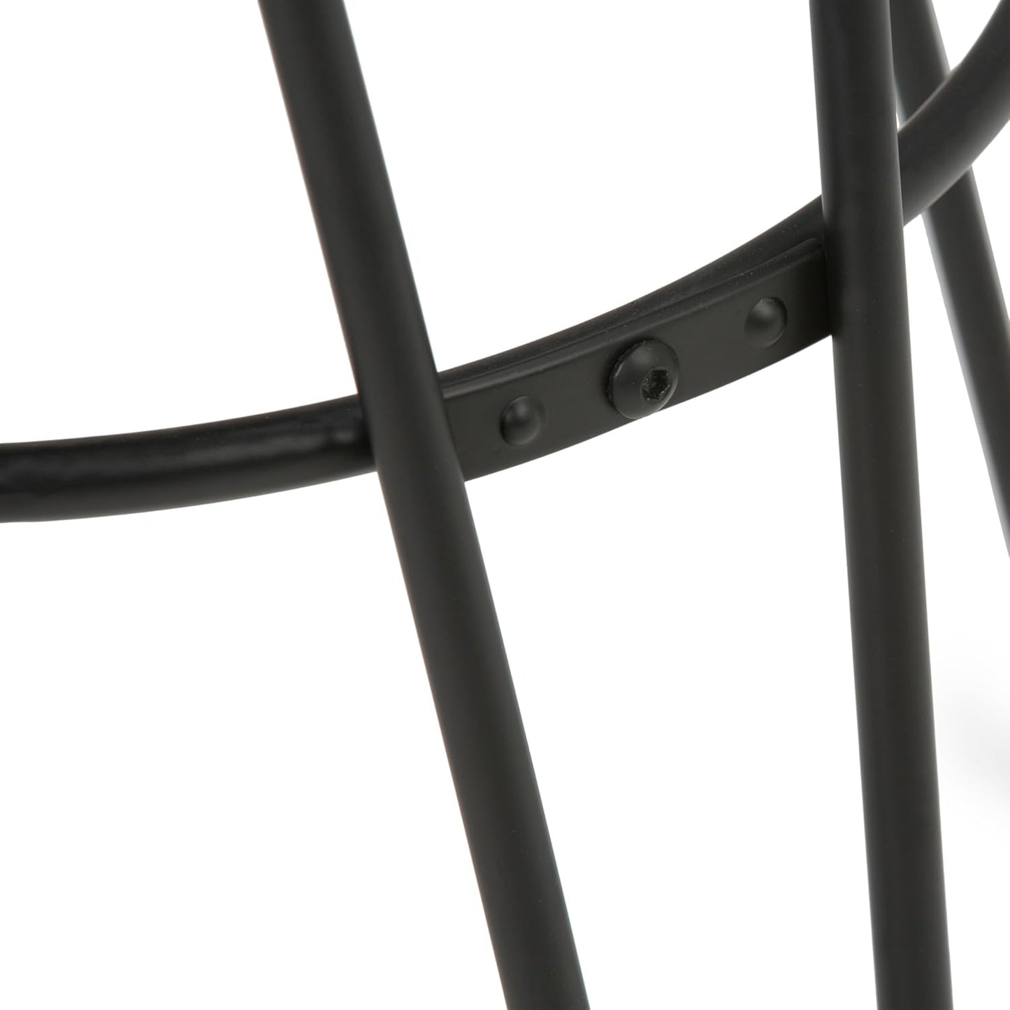 SIMPLIHOME Simeon Industrial Metal 26 inch Metal Counter Height Stool with Wood Seat (Set of 2) in Cocoa Brown / Black for the Dining Room and Kitchen